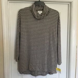 Liz Claiborne Size XL Cowl Neck Tunic Top New